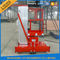 Mobile Hydraulic Aerial Work Platform Lift With High Strength Aluminum Alloy Material