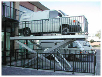 Ev Kullanımı Garaj 3T 3M için Elektrik Motorlu Hidrolik Makaslı Araba Kaldırma