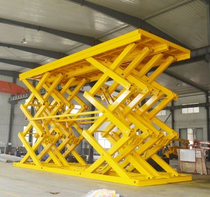 1-200 ton hidrolik makaslı kaldırma deposu kargo makaslı kaldırma platformu