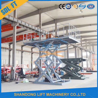 1-100 tonluk Hidrolik Araba Kaldırma Makasılı Araba Kaldırma Platformu Araba Park Kaldırma