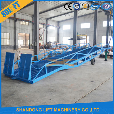 Mobile Container Loading Ramp Guards 4-15Tons Mobile Container Loading Ramp Loading And Unloading Container Ramp