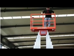 12m Hidrolik 2 Post Alüminyum Alaşımlı Adam Asansörü İcaresi Havalı Wok Platformu İçin